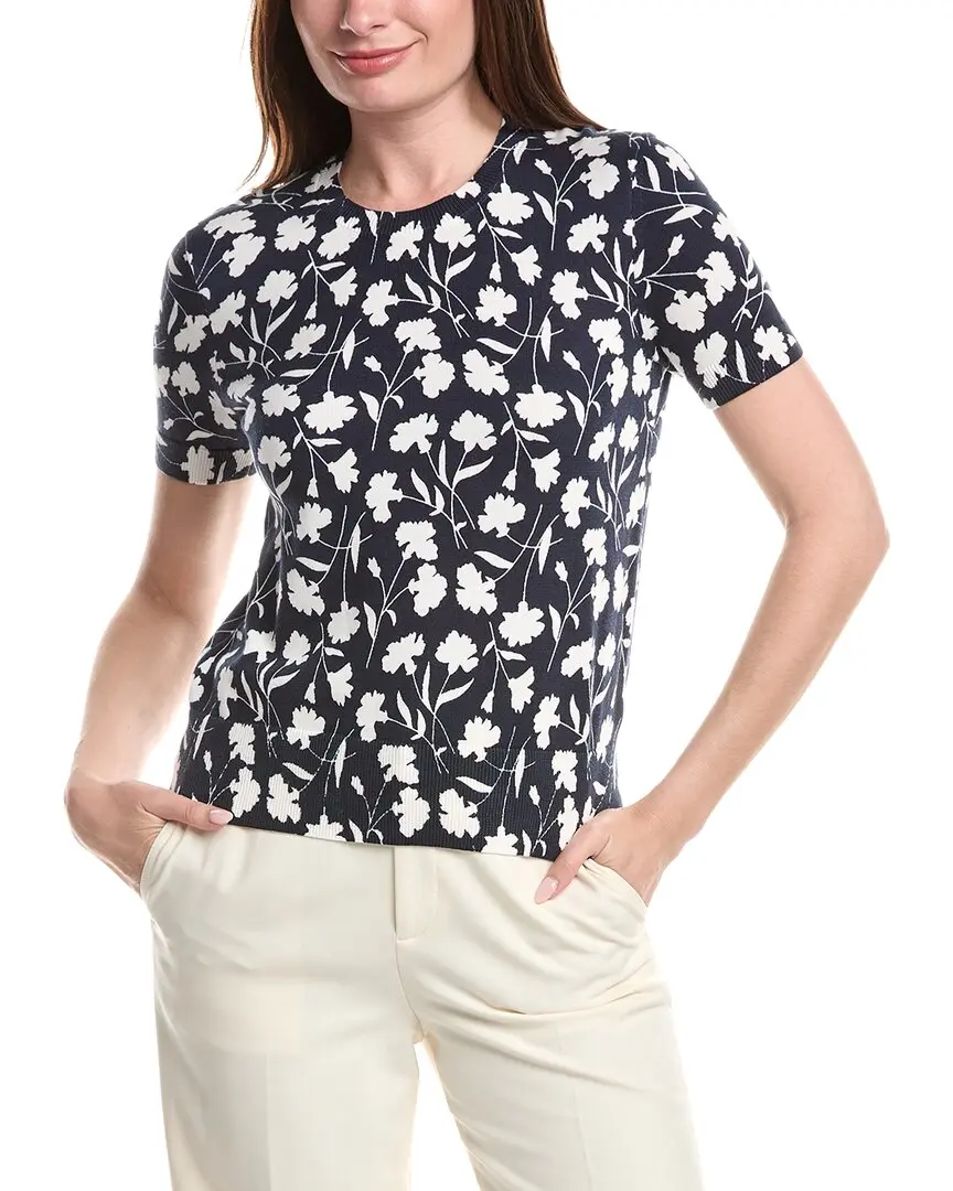 Brooks Brothers Print Crewneck Shell