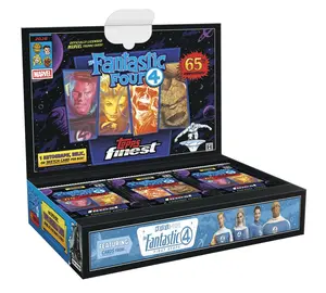 2025 TOPPS FINEST FANTASTIC FOUR 4 MARVEL Hobby Box CARDS LIVE OPENING