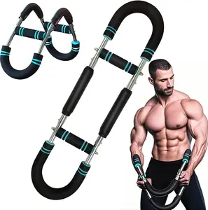 Adjustable Chest Workout Equipment, Arm Trainer for Men, Chest Trainer for Men, Shoulder Muscle Training, Portable Spring Resistance Home Fitness Equipment