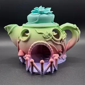 3D Tea Pot Dice Tower, Game Night, Dungeons & Dragons