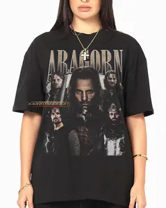 Aragorn Vintage Style T-Shirt - Unisex Lord of the Rings Tee