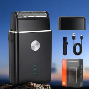 Portable Electric Razor Foil Shaver for Men, USB Charging Close Shave No Missed Spots,Type-C Fast Charge,Small & Light for Travel/Home