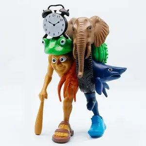 Creative Italian Brainrot Desk Decor,Funny 3D Printed Fusion Figurines,Collectible Figurine Gifts for Fans