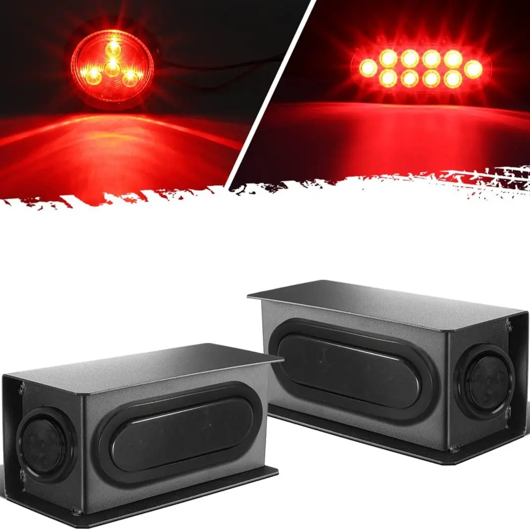 Red Light & black lens