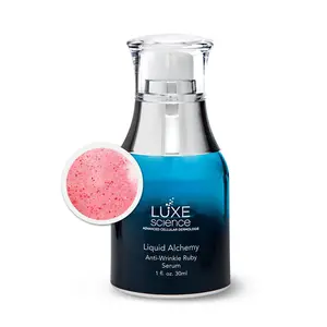 Luxe Science Liquid Alchemy Ruby Serum 30ml – Advanced Botanical & Peptide Complex with Ruby, Silk Amino Acids & Antioxidants for Hydrating, Brightening & Smoothing – Luxe Science Daily Radiance Serum