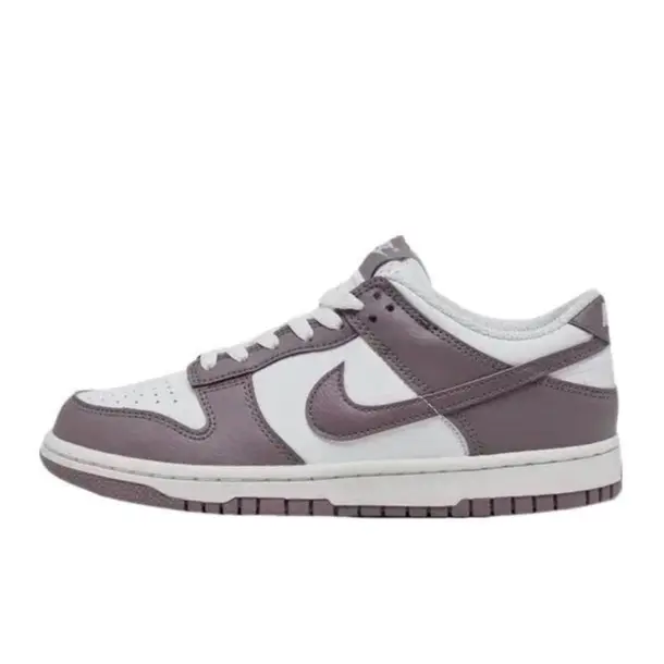 Nike Dunk Low Taupe Grey Youth-Women's Sports Shoes, Low Top Trainer, Fashionable Minimalist Sneakers for Casual Daily Walking Footwear, Athletic, Flat Sneaker Shoes, Walking Shoes, Foot Wear