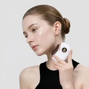 [FLASH SALE] Electric Bian Stone Gua Sha Facial Massager, 6-in-1 Professional Face Sculpting Tool with 9 Heat Levels & Red Light, Self-Care Gift for Women for Snatched Jawline & Radiant Glow