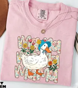 2026 Mama Goose Shirt, Mother's Day Gift, Silly Goose Sweatshirt, Pregnancy Reveal Tee, Mom Life Sweater, Comfort Colors T-Shirt