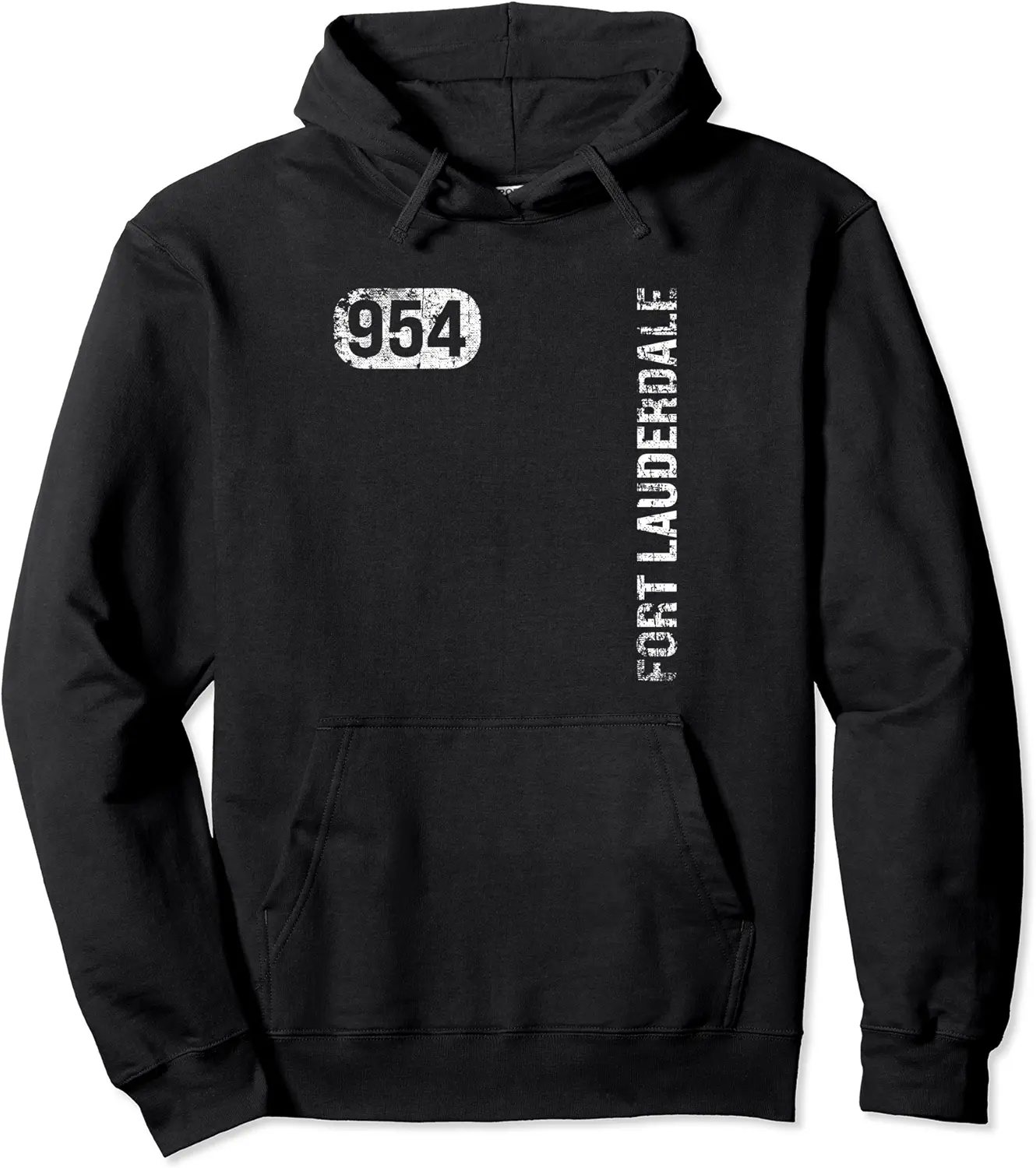 Fort Lauderdale Florida 954 Area Code Vintage Retro Pullover Hoodie - Terrancecar Shop 86B0BCPZZSB6