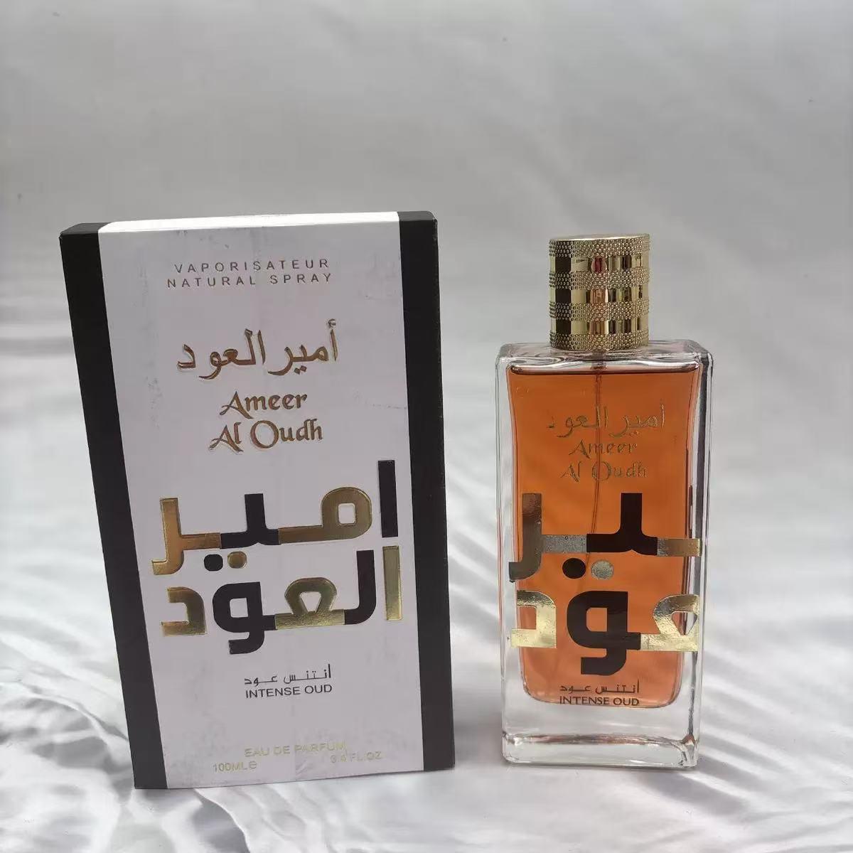 Lattafa Ameer Al Oud Intense Oud for Unisex Eau de Parfum Spray, 3.4 Ounce