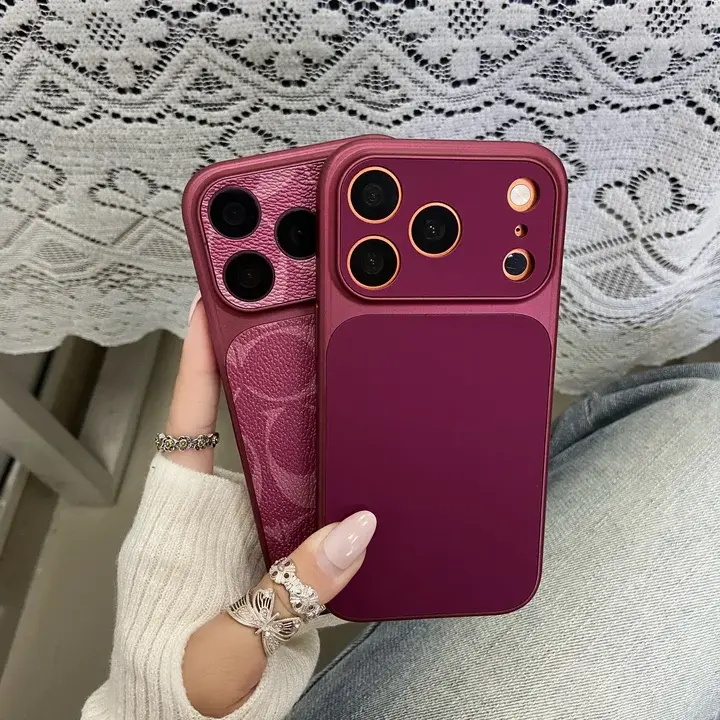 Premium phone case featuring a high-quality textured leather-grain print; compatible with iPhone 18/17 Pro Max, 16/15 Plus, 14and13 models. A hot-selling 2026 item designed specifically for the iPhone 18, it makes an ideal gift for Halloween or Christmas.