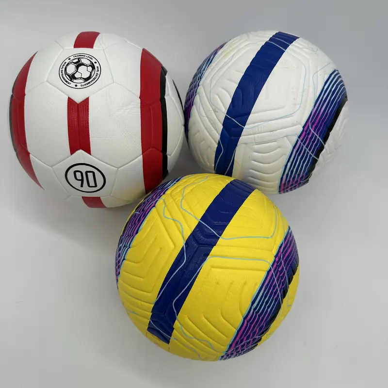 Size 5 Professional Leather Soccer Ball Glow in the Dark Classic by Prime Quality Wellnesss