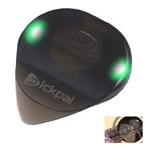 Auto LED Lighted Guitar Picks, Glow in Dark Picks for Acoustic Electric Bass Guitars, 1mm Thickness, Available in 3 Colors, Accessories