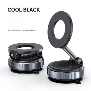 Magnetic Phone Holder with Adjustable Arm, Foldable Abs Material, Ideal for Gym Bathroom Travel, No Adhesive Suction Cup Needed, Mount