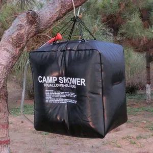 Portable Camping Shower Bag, Solar Heat Absorbing Waterproof Bag, Camping Gear, Ideal for Cycling, Road Trips, Beach, Outdoor Activities