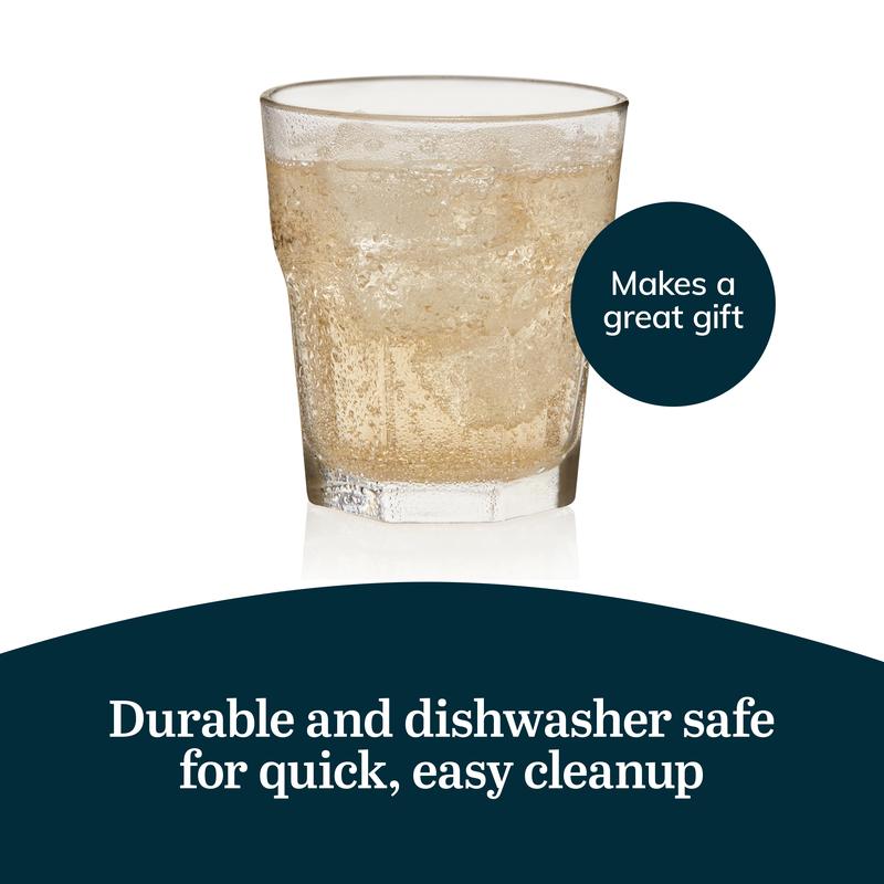 Libbey Gibraltar Rocks Glasses Set, Iconic Glassware Drinking Glasses Set of 12, Stunning, Heavy Duty, Dishwasher Safe Glasses for Everyday Use