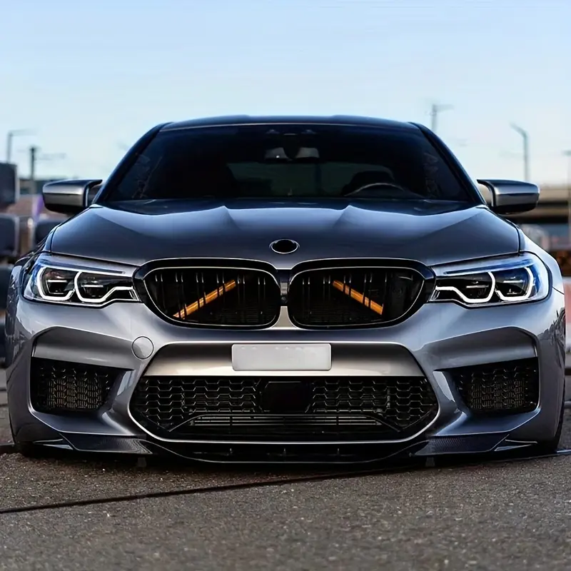 Suitable for BMW Sport Style Stickers, Front Grille Decorative Strips, for BMW E60/E61/F07/F10/F11/F18/F20/F21/F22/F23/F25/F26/F30/F31/F32/F33/F34/F39/F44/F45/F46/F48/G11/G12/G30/G32/G38/G01/G02/G05/U11/X1/X2/X3/X4/X5/1/2/3/5/6/7 Series