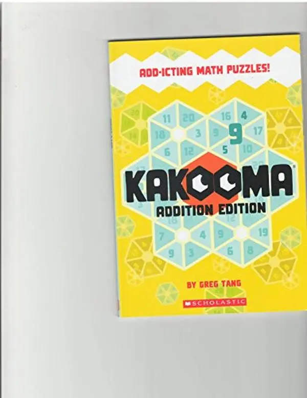 USED Book - Kakooma - Addition Edition - Add-icting Math Puzzles! by Greg Tang Ma (Paperback) - english