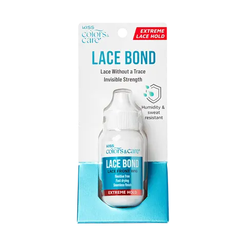 Kiss Colors & Care Lace Bond Glue | Extreme Hold, Lace Front Wig Adhesive Glue, Wig Glue, Hair Care