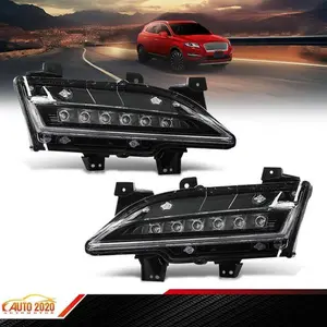Pair Daytime Running Light Set Fit For 15-19 Lincoln MKC Driver & Passenger Side