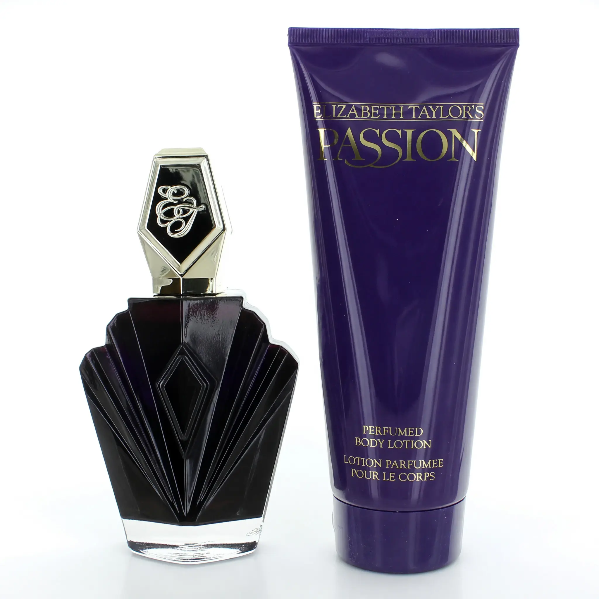 Elizabeth Taylor Passion Women's 2-Piece Fragrance Set - 2.5oz Designer-Inspired Perfume Spray, Cream Body Lotion - Ideal Mom Gift