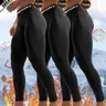 3PCS Men's Winter Thermal Leggings Set – Soft Plush Fleece Athletic Thermal Lined Sportswear Activewear Compression Pants, Compression Garment, Elastic Slim Fit Design, Ideal for Outdoor Running, Gym, Hiking, Skiing