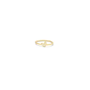Celeste Jewelry Love Story Sterling Silver 925 Gold Plated Ring