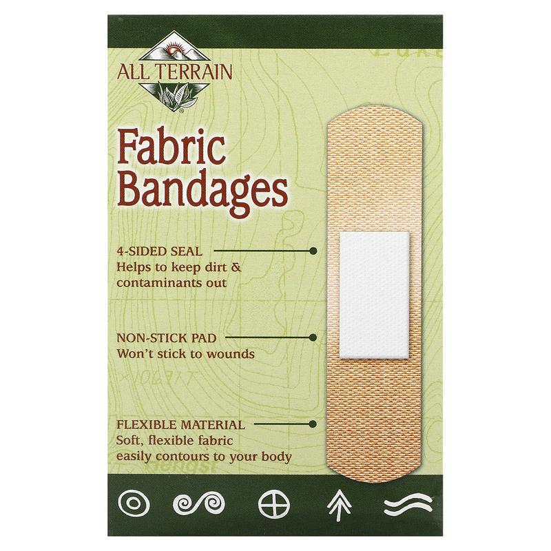 All Terrain Fabric Bandages, Assorted Sizes, 30 Bandages