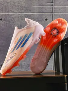 Unisex Soccer Shoes for Youth Students, Soccer Cleats, Long Studs Design, Competition Training Sports Footwear, Durable and Comfortable Football Boots