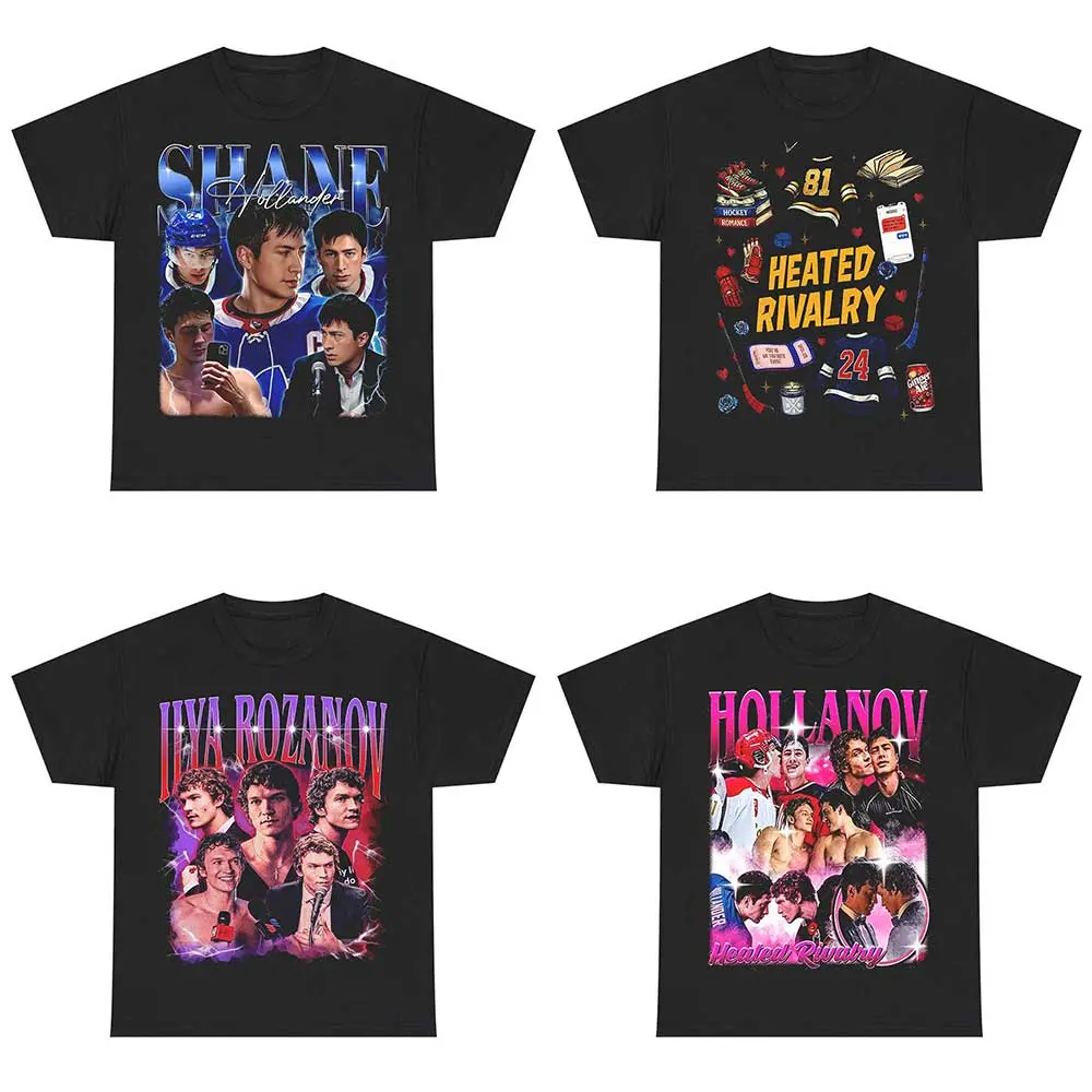 Hockey Heated Rivalry Shirt, Hollander Rozanov LGBT Love Shirt, Shane Hollander, Queer Hockey Fan Shirt, Ilya Rozanov Shirt
