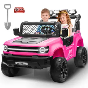 XL 24V  4WD  Ride on Car for big kids, 2-seaters, Music Player & LED Lights, Birthday Gift for Ages 3+