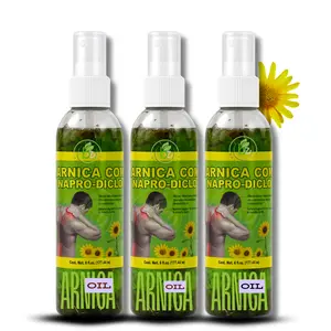 VIRAL Arnica Sore Muscle Massage Oil – 6 fl oz (3-Pack Bundle) – Natural Concentrated Body Oil for Muscles, Joints & Massage Therapy – Fast-Absorbing – Herbal Aroma – Soothing Relief – Daily Use Solution