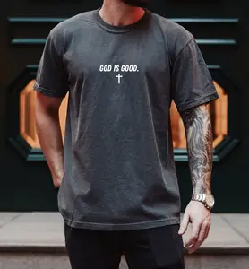 Comfort Colors, God Is Good T-Shirt for Men | Christian T-Shirt | Trendy Shirt | Positive Shirt | Oversized Shirt | Oversized Tee