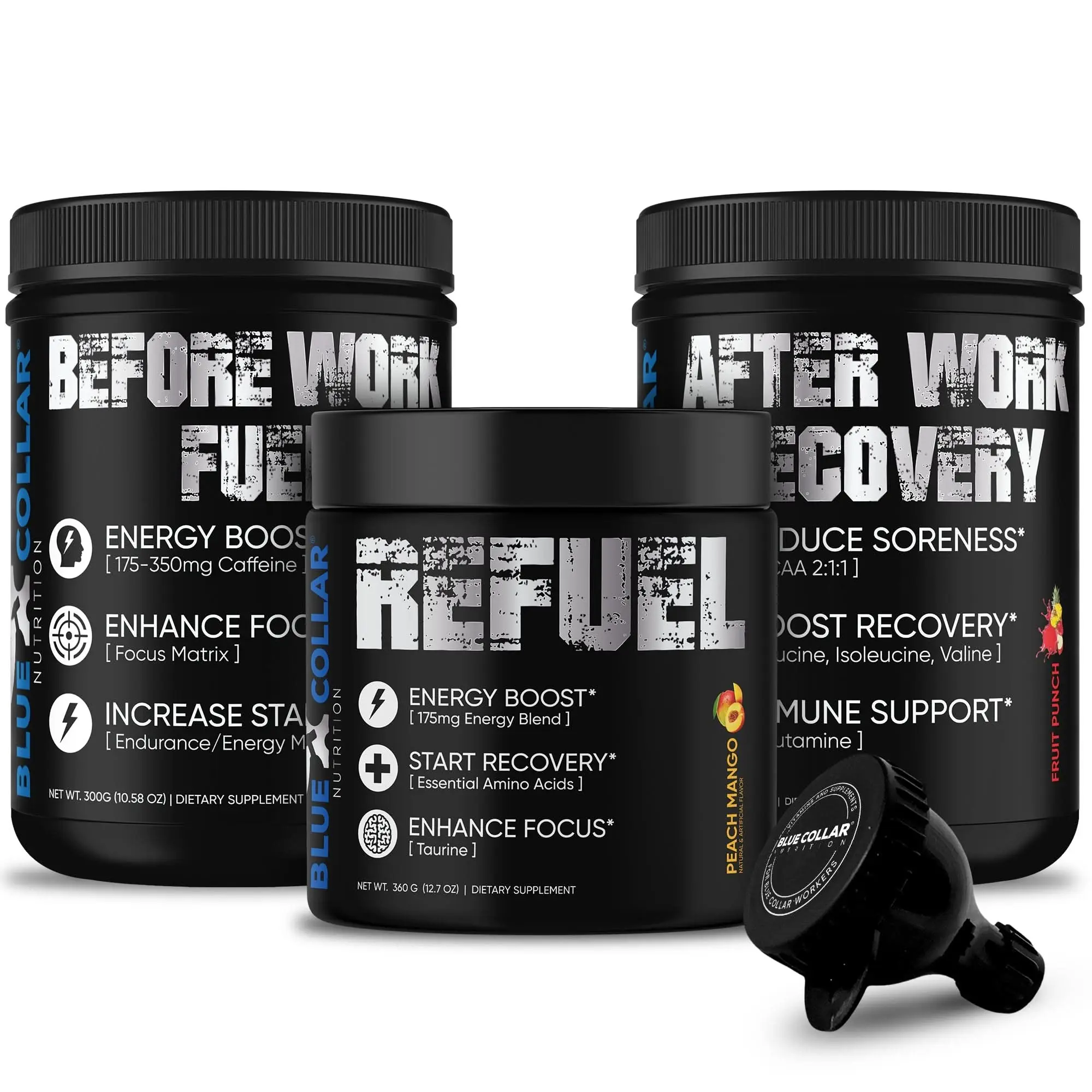 Blue Collar Nutrition Workday Pack - Fuel Your Workday - Energy & Recovery