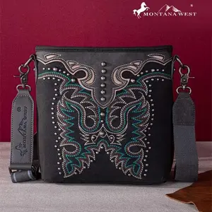 Montana West Concealed Carry Crossbody bag embroidered collection