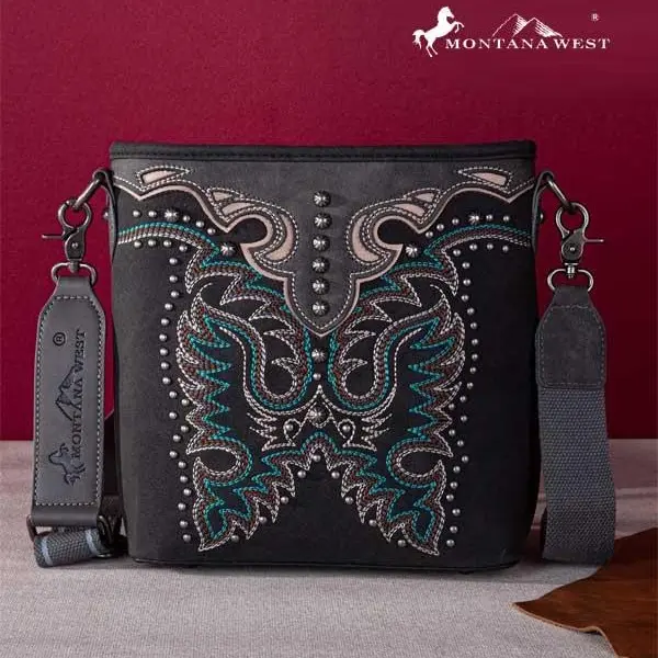 Montana West Concealed Carry Crossbody bag embroidered collection