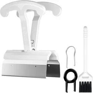 4-Key Keycap Puller & Remover Tool, 4X  Keycap Removal for Mechanical & Hot-Swappable Keyboards, Keyboard Cleaning Tool Compatible with  Key Layout, Large, White