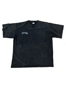 Black Oversized Weighted Heritage Angel T-Shirt