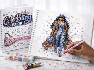 The ColorBling Book – The Bedazzling Rhinestone Coloring Experience