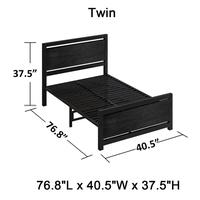 Twin Size Black