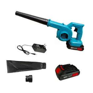 Cordless Leaf Blower With Battery, For Fast Yard Cleanup, And Patio Debris Clearing, 2-in-1 Lightweight Design For Easy Leaf Removal And Garden Cleanup, Lightweight For Quick Deck, Patio, And Sidewalk Cleanup, With Concentrator Nozzle