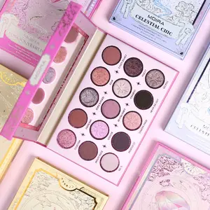 Moira Lover's Starlight Eyeshadow Palette Paleta se sombras de Moira tonos Rosas pigmentos prensados Radiant Makeup eye shadow