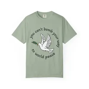 Bombs for World Peace Comfort Colors T Shirt