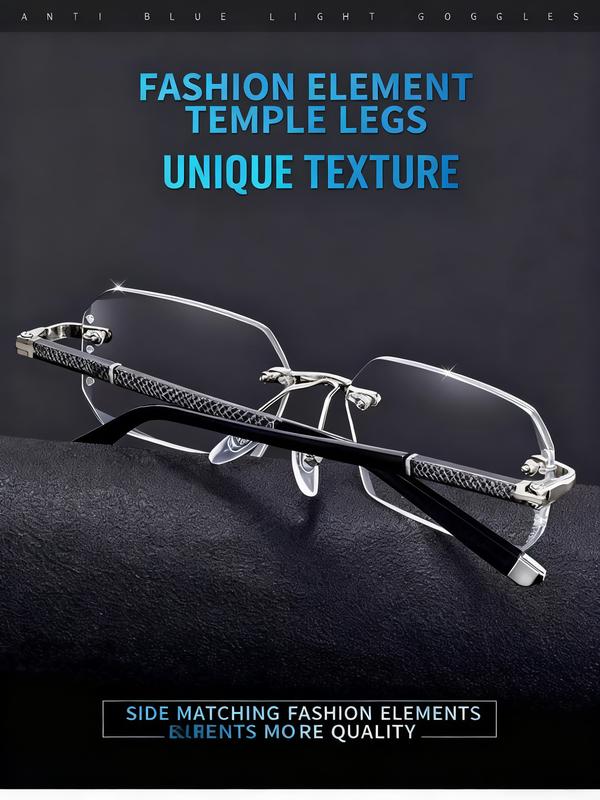 Presbyopia Glasses with Smart Auto-Zoom Feature and Anti-Blue Light Protection, Designed for Versatile Use on Computer, TV, and Reading, Ensuring Comfortable Wear with Soft Silicone Pads