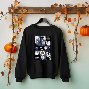 Jujutsu Kaisen Characters T-shirt Sweatshirt Hoodie, Anime Lovers T-shirt Hoodie Cotton Menswear