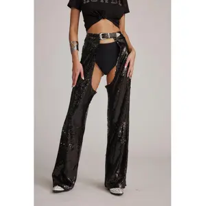 Hartley Black Sequin Chaps Hartley Black Sequin Chaps