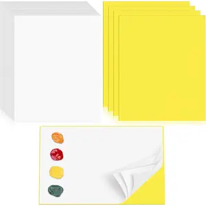 Jetec 200 Sheets Stay Wet Palette Paper Refill for Acrylic Painting 4 Pack Sponge Refill for 8.5 x 7 Inch Disposable Stay Wet Palette for Adult Acrylic Oil Painting Supply Kit