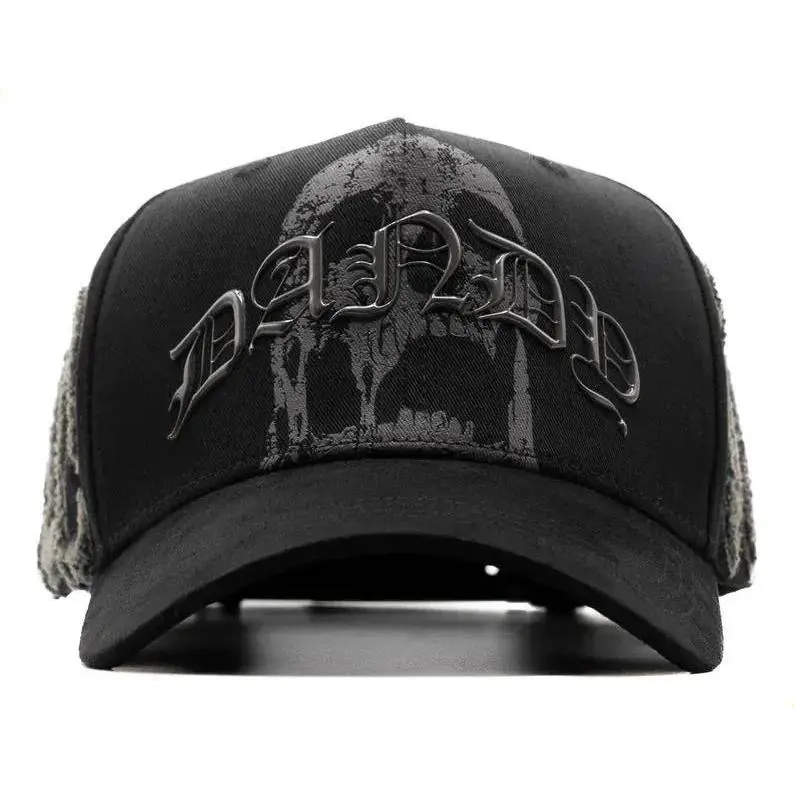 Dandy Hats G5 Plague Baseball Cap - Black, Adjustable, Smooth, Casual, Fashionable Everyday Fashion Accessory, Brand Name, Male, Unisex, Outdoor