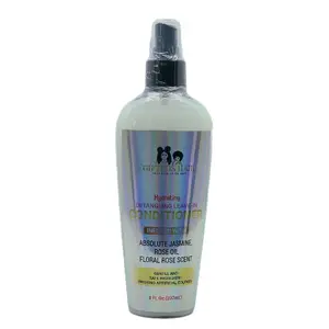 Organic Hydrating Leave-In Conditioner Spray, Keratin-Infused Scalp Treatment, Hydrating Heat Protectant Milky Formula, Anti-Frizz Dry Hair Solution (Pack Included), Moisturizer, Hydrate