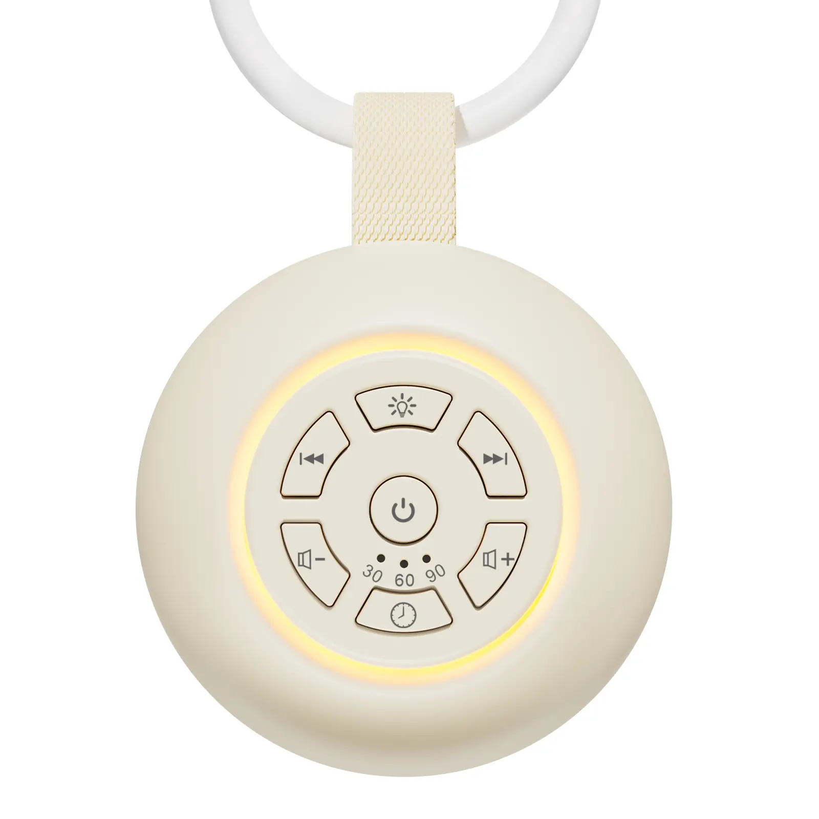 Noise Sleep Aid Machine with Baby Monitor Light/nightlight, Includes 24 Soothing Noise & Music Tracks, Ideal for Infants, Rechargeable, Room